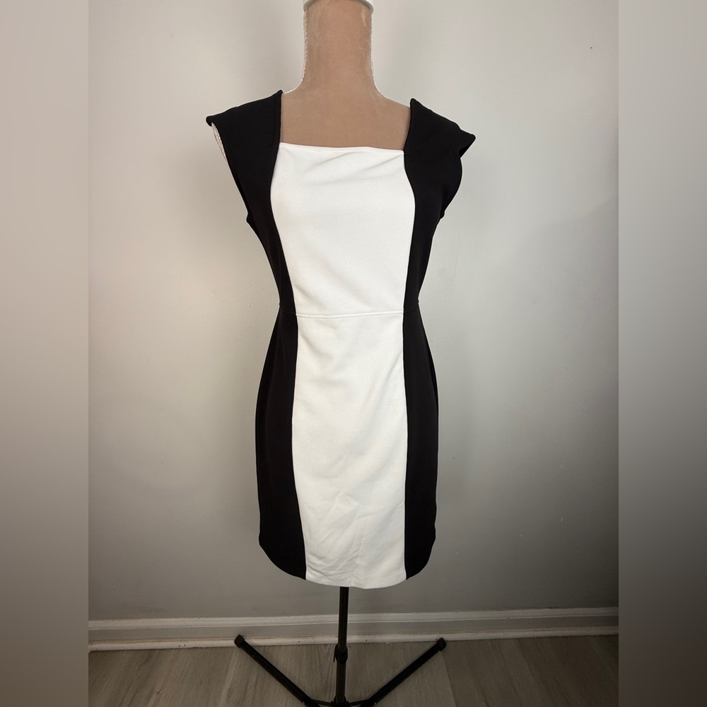 Worthington Black and White Mini‎ Dress